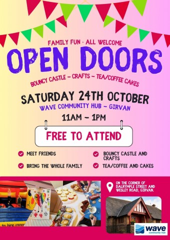 Wave Community Hub Open Doors Event - Girvan